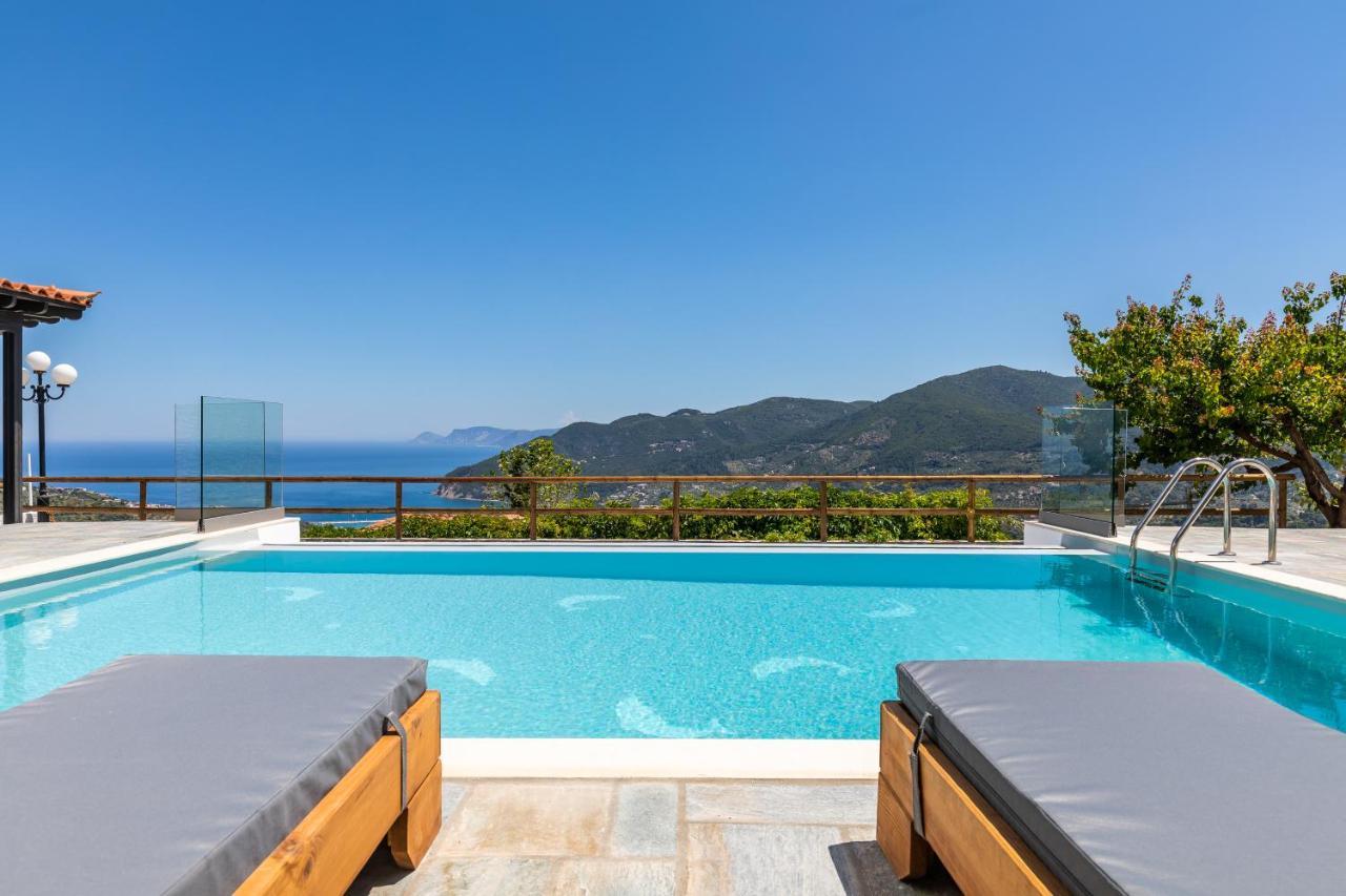 Liagka Villa Skopelos Town Bagian luar foto