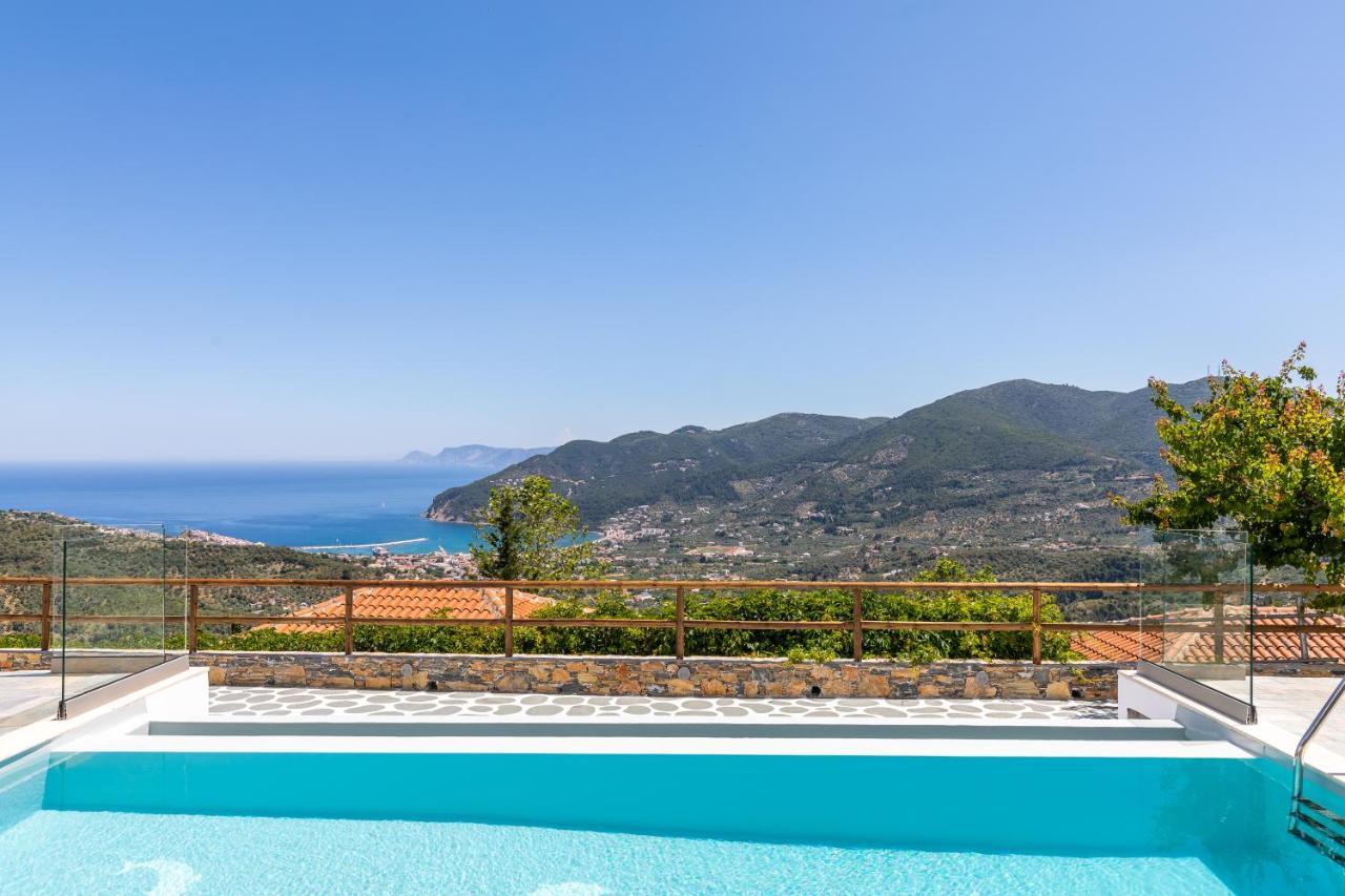 Liagka Villa Skopelos Town Bagian luar foto