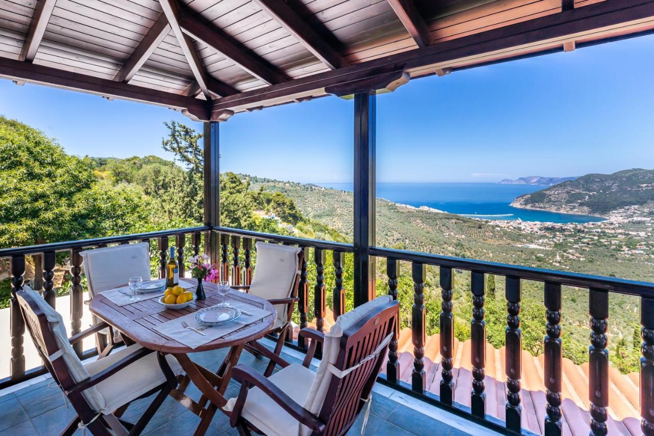 Liagka Villa Skopelos Town Bagian luar foto