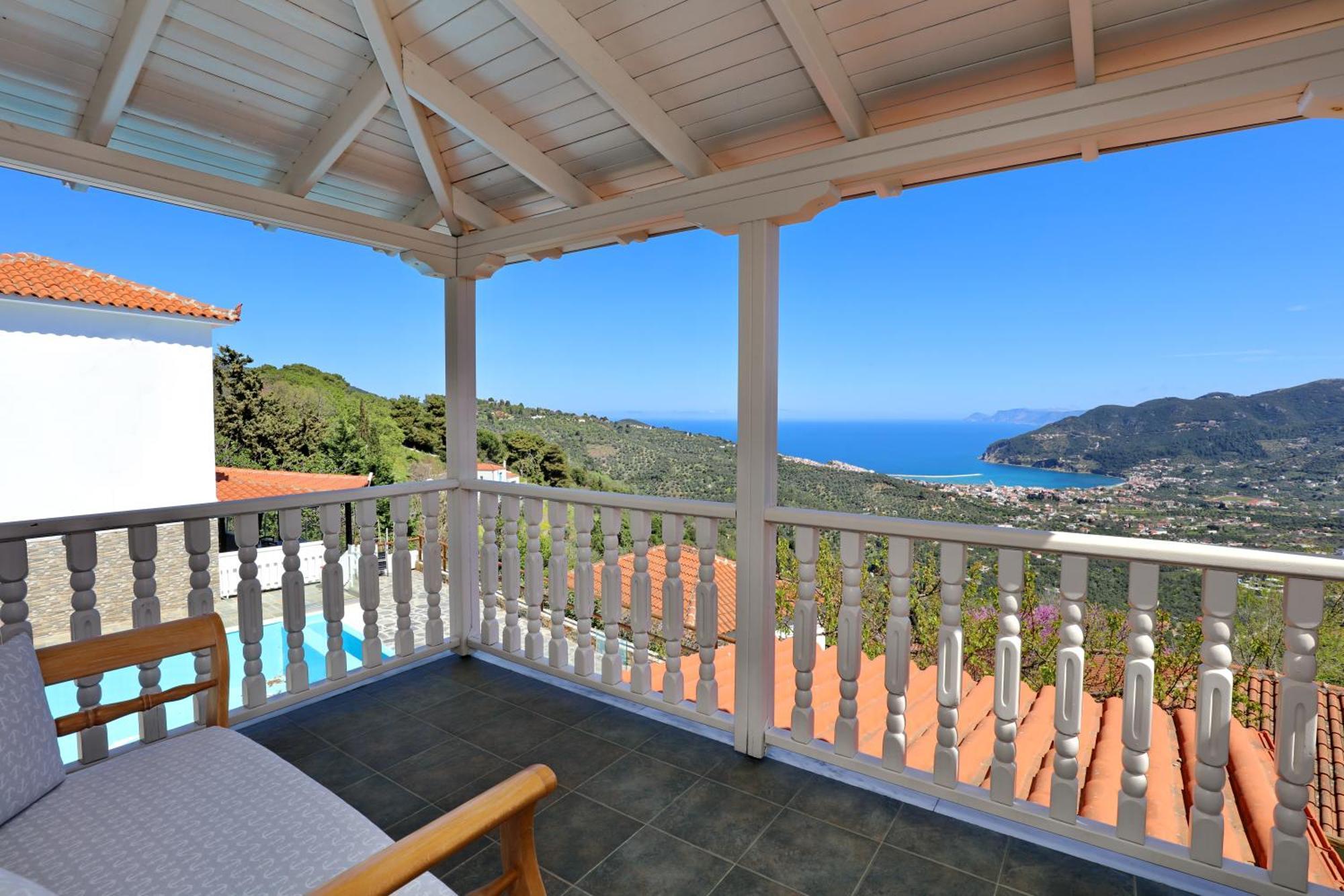 Liagka Villa Skopelos Town Bagian luar foto